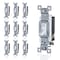 Faith 3-Way 15A Standard Toggle Light Switch, White, 10PK SSK3B-WH-10 - alternate 2